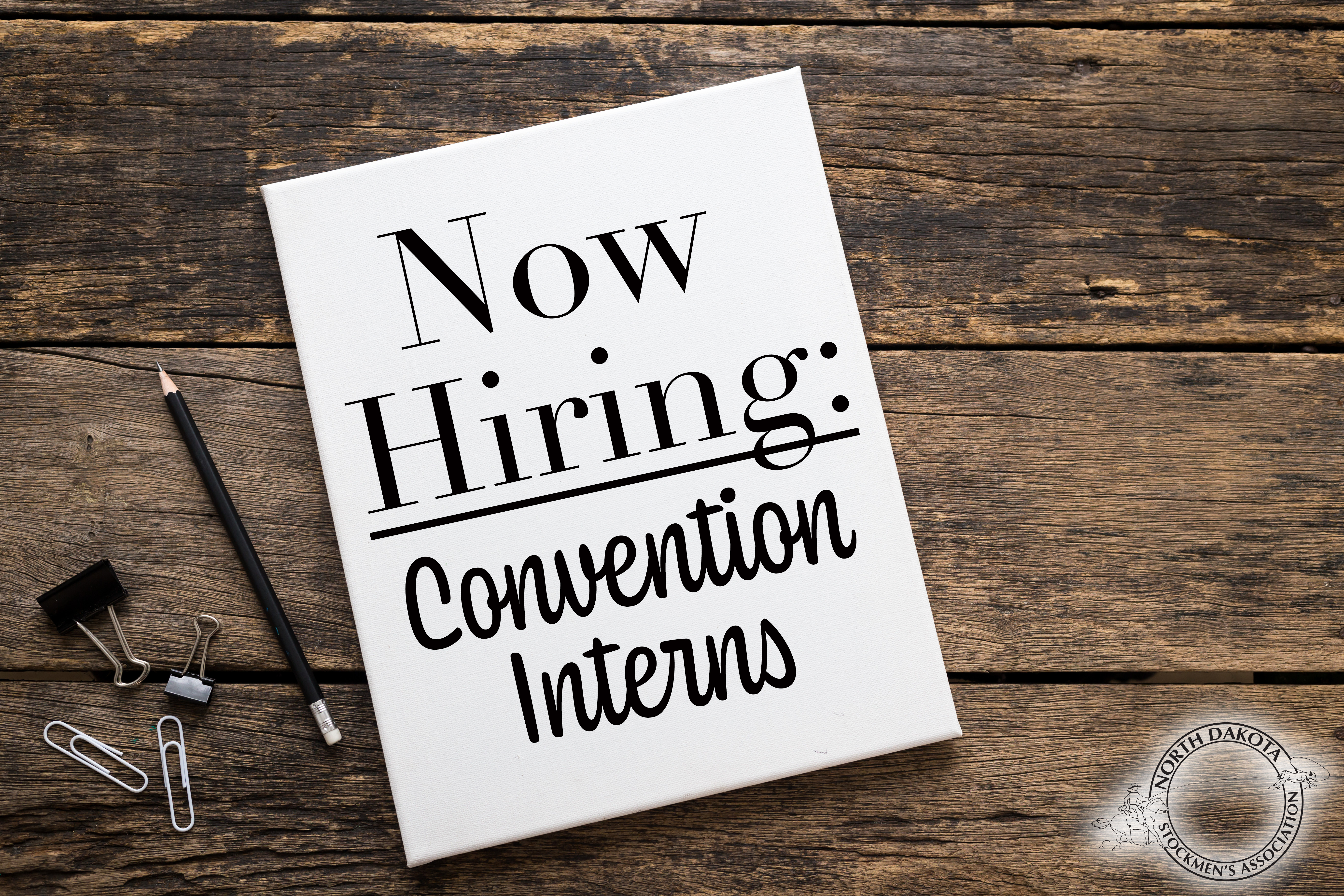 NOW HIRING - CONVENTION INTERNS